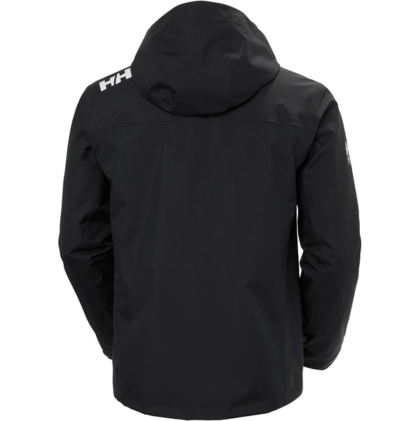 2026 Helly Hansen Hommes Crew Hooded Midlayer Sailing Jacket 2.0 34442 - Black